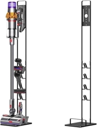 Foho Aspirapolvere Staffa Organizer Stoccaggio in Metallo Supporto Compatible per Dyson Gen5 V15 V12 V11 V10 V8 V7 V6. (B083GMH5RM)