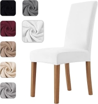 Homebliss Coprisedie con Schienale 4 Pezzi in Velluto Elasticizzati. (B0CHV3THMM)