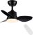 Newday Ventilatore da Soffitto Piccolo Nero. (B0CPLRN797)